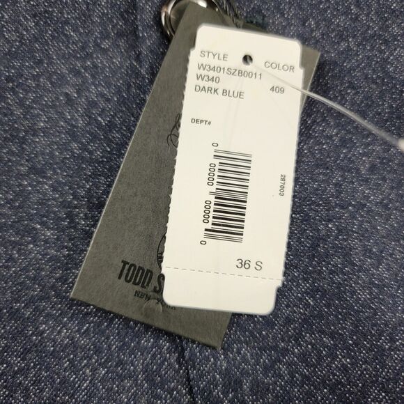 Todd Snyder Donegal Sutton Suit Jacket Sport Coat Blazer size 36S Blue NWT $698 - Picture 12 of 14